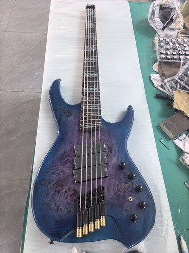 Headless string fanned - fanned, fret