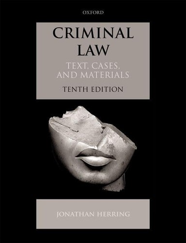 Criminal law text - law:, and