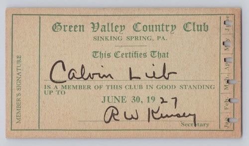 1927 sinking spring green - 1927,