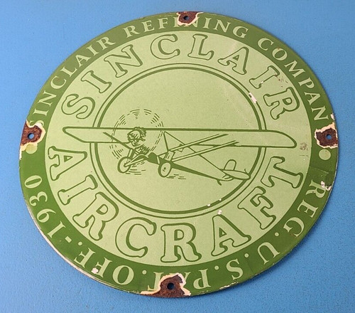 Vintage sinclair gasoline sign - gasoline,