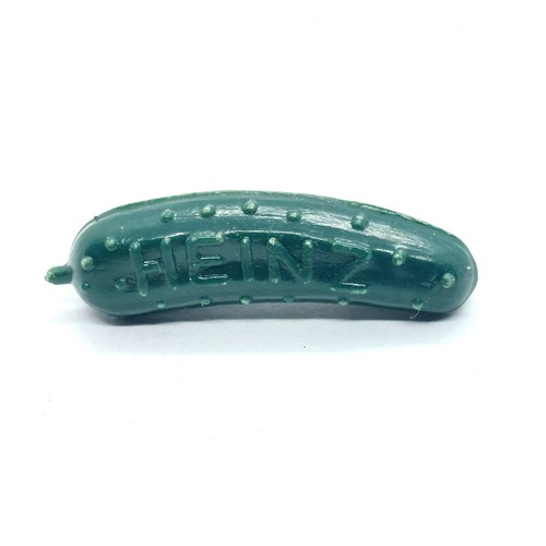 Heinz green pickle pin lapel - pickle,