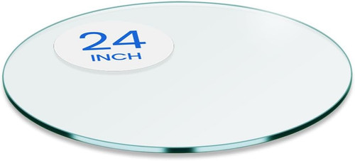 Dulles glass round - glass, 24"