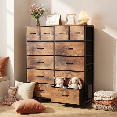 Drawer tall dresser with - 12-drawer,