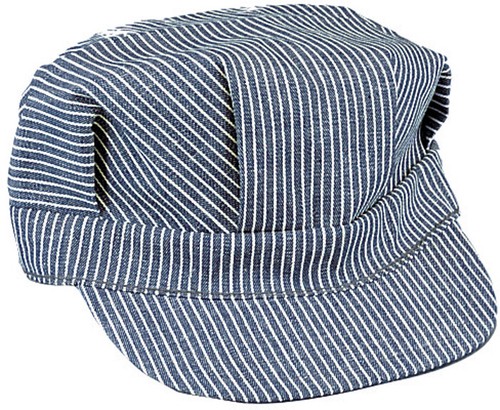 Train conductor hat striped - conductor,