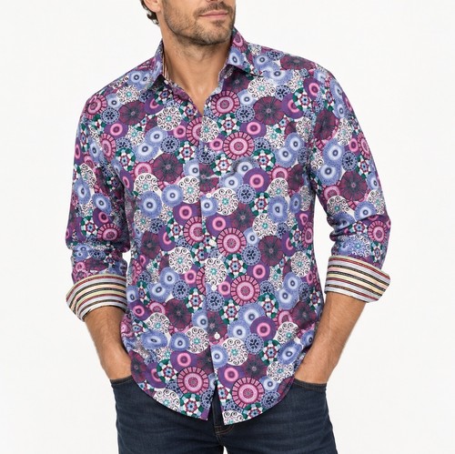 Robert graham floral medallion - robert,