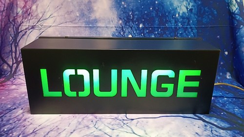 Vintage rgb lighted lounge bar - vintage,