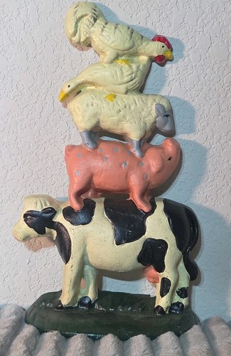 Vtg barnyard cast iron - vtg,