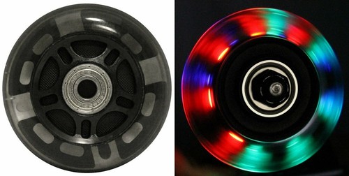 Led inline wheels - inline, 76mm