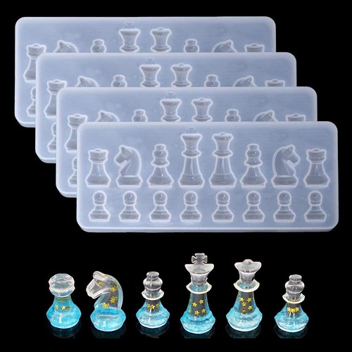 4pcs chess piece silicone - piece,