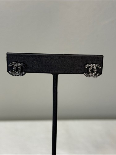 Chanel logo stud - cc, earrings