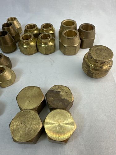 Brass plumbing fittings lot - plumbing,