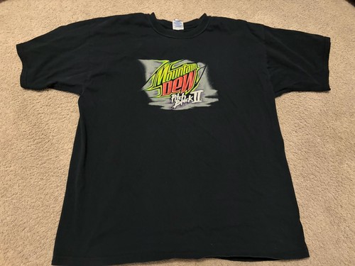 Mountain dew pitch black xl - black,