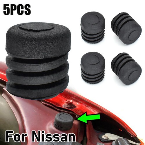 5pcs black rubber car bonnet - car,