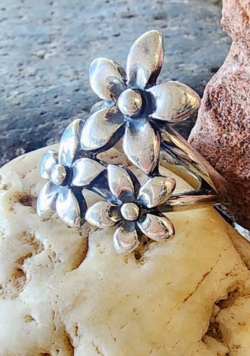 James avery triple flower - james, ring