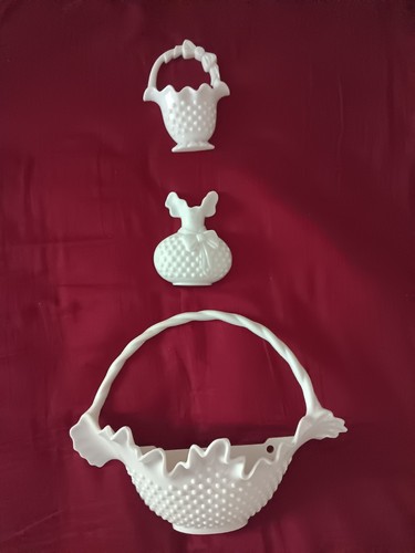 Vintage set three - three, white