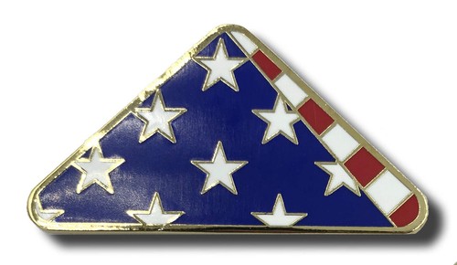 013 folded flag pin - folded,