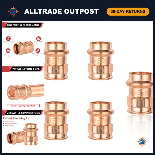 Piece copper press fit - piece,