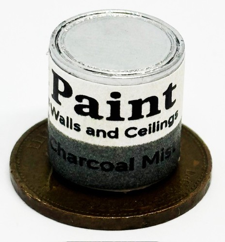 Dolls house paint tins - paint,