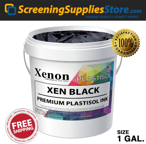 Xenon black plastisol ink - -,