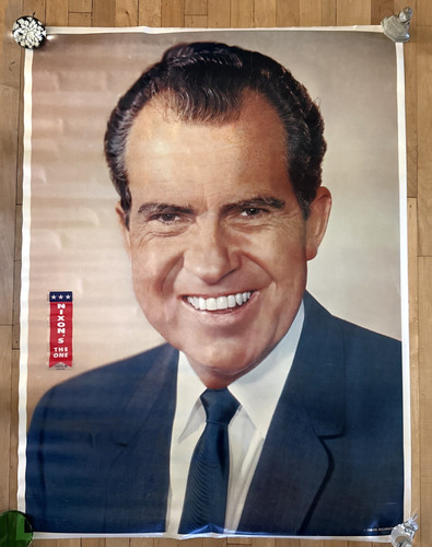 Vintage richard nixon portrait - vintage,