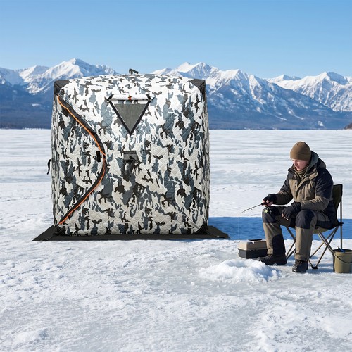 Camouflage portable ice - portable,