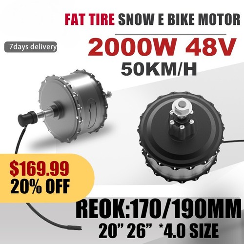 48v 1000w snow ebike - fat, tire