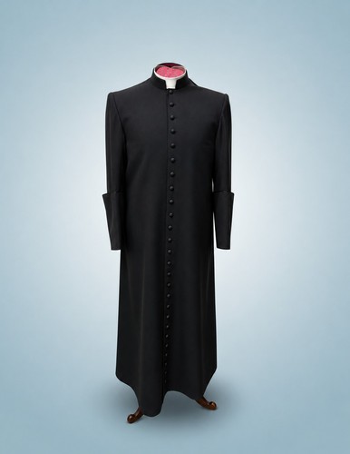 Cassock black with - -,