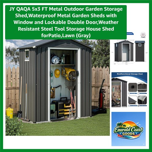 5x3 metal outdoor garden - 5x3,