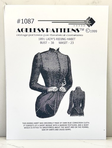 1087 ageless patterns 1891 - #1087,