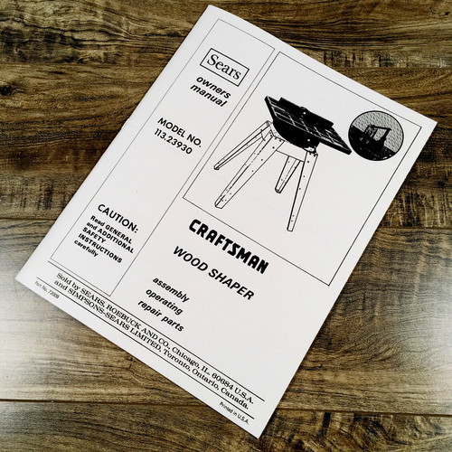 Sears craftsman 113 23930 - craftsman, wood