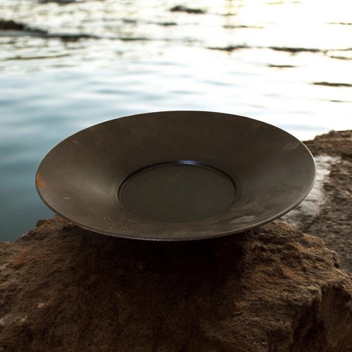 Metal mining pan cowboy - metal,