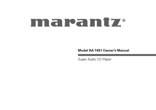 Marantz 14s1 plyer - sa-14s1,