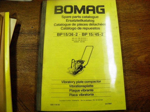 Bomag bp 15 45 - bomag, 15/36-2