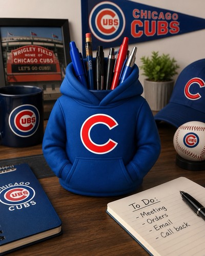 Printed chicago cubs pen - cubs,