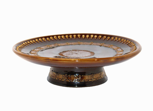 Vtg vimax italy brown pedestal - vtg,