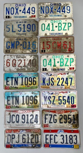 Lot ohio license plates - license,