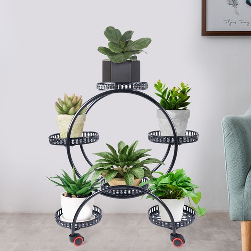 Tier wrought iron plant - 6-tier,