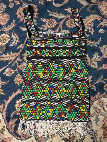 Mod beaded purse dot candy - beaded,