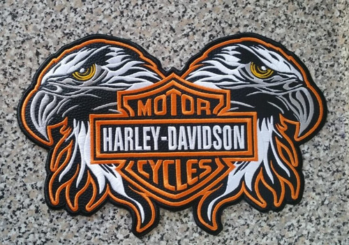 Harley embroidered patch - harley,