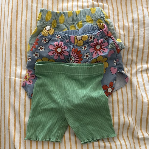 12m 18m girls shorts - 2t,