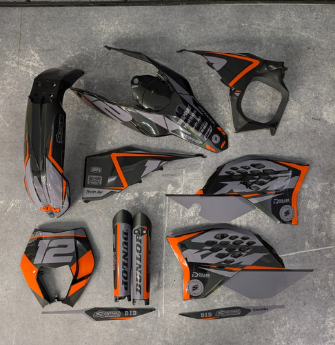 Plastics graphics applied - plastics, +