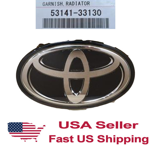 Front grille emblem - black, logo