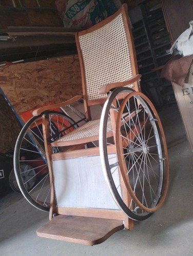 Antique wicker wooden - antique, wicker/wooden
