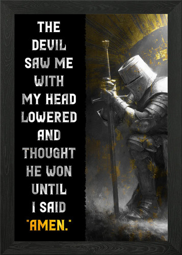 Knight prayer defeating the - knight's, prayer: