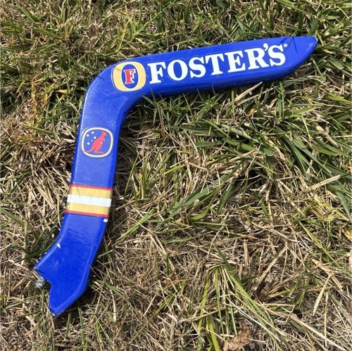 Foster beer blue boomerang - beer,