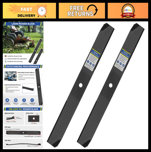 Mower blades pack for - 42", 2-pack