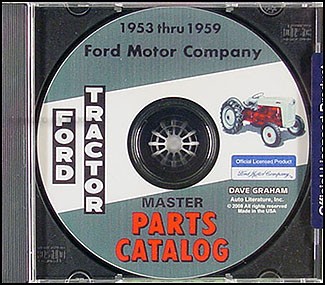 Ford tractor parts book - tractor,