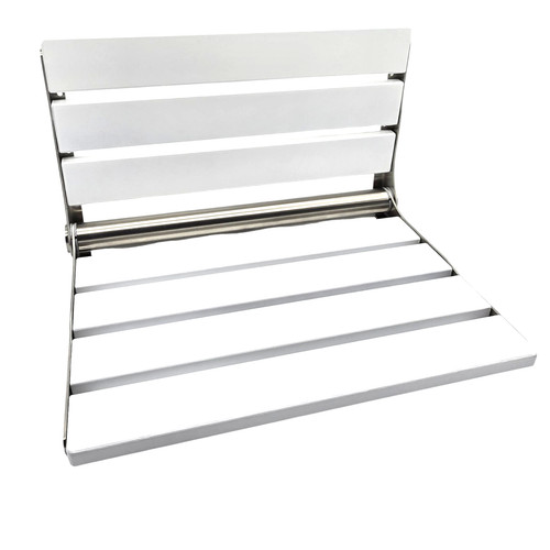 Wall mount shower seat - wall, 18"