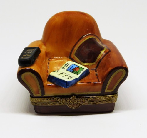 Limoges box man s leather - man's,