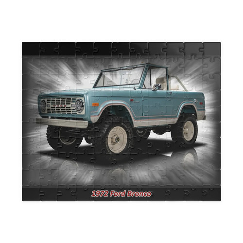 1972 ford bronco jigsaw - bronco,